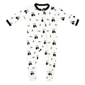 Kyte baby B&W Zen Zip Footie 18-24m